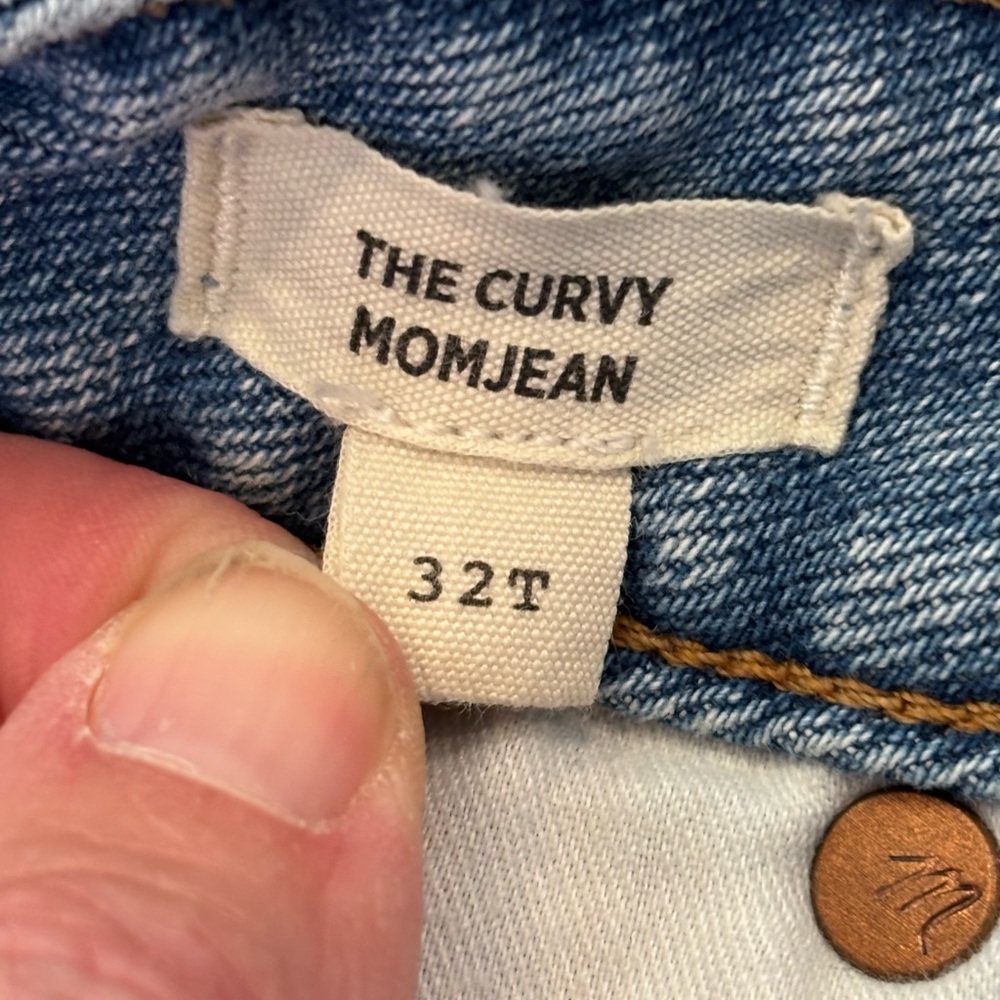 Madewell The Curvy Mom Jean 32 T - Picture 6 of 13